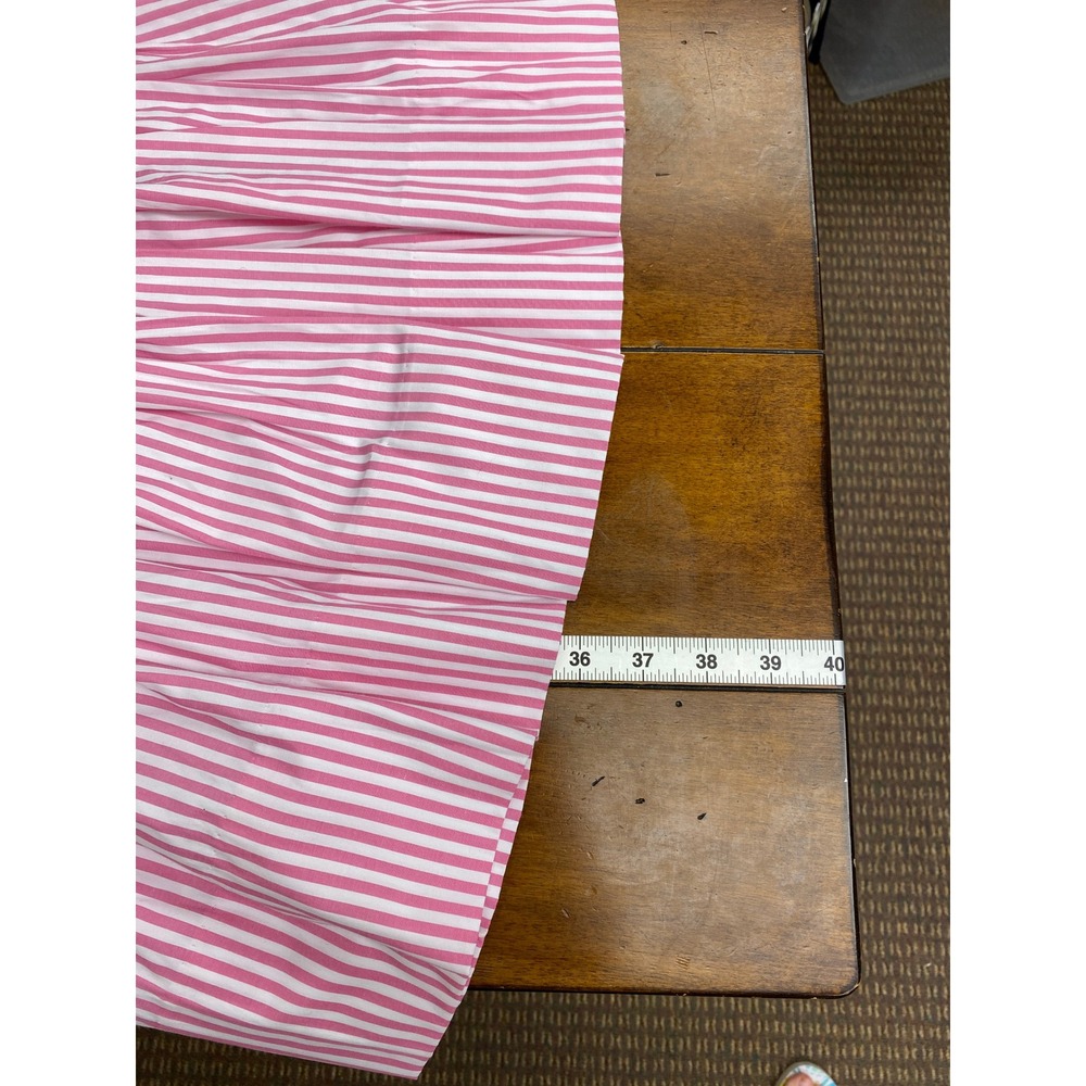 NWT, Gretchen Scott, Hope Dress Pink White Stripe Ruffle Collar Sleeveless Small - Picture 13 of 14